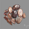 Iolite Sunstones Cabochons Lot