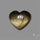 Goldsheen Obsidian Heart Cabochon