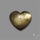 Goldsheen Obsidian Heart Cabochon