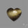 Goldsheen Obsidian Heart Cabochon