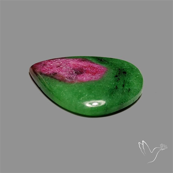 Ruby In Zoisite Cabochon