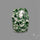 Chrome Diopside In Quartz Cabochon