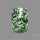 Chrome Diopside In Quartz Cabochon