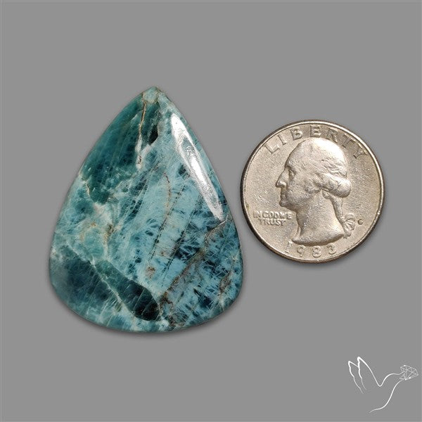 Rare Lake Baikal Apatite Cabochon