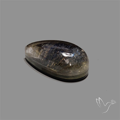 Golden Rutilated Quartz With Blue Labradorite Doublet