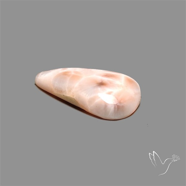 Pink Indonesian Natrolite Cabochon