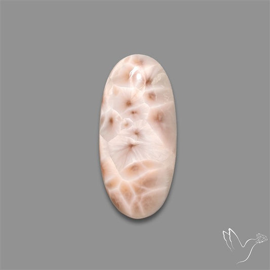 Pink Indonesian Natrolite Cabochon