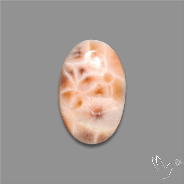 Pink Indonesian Natrolite Cabochon