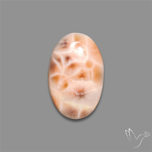 Pink Indonesian Natrolite Cabochon