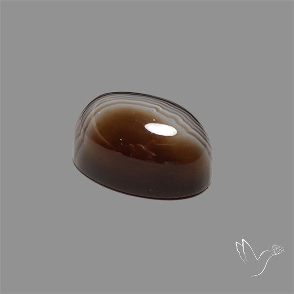 Tuxedo Agate Black Banded Agate Cabochon