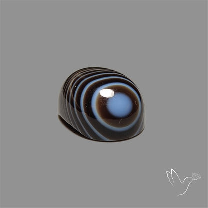 Tuxedo Agate Black Banded Agate Cabochon