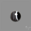 Tuxedo Agate Black Banded Agate Cabochon