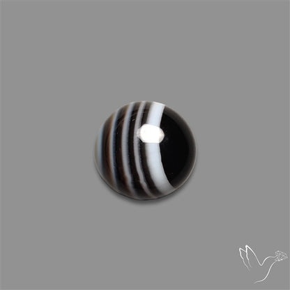 Tuxedo Agate Black Banded Agate Cabochon