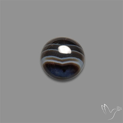Tuxedo Agate Black Banded Agate Cabochon