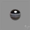 Tuxedo Agate Black Banded Agate Cabochon