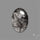 Black Tourmalinated Quartz Cabochon