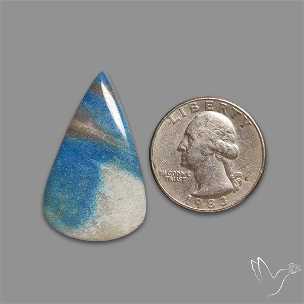 Trolleite Quartz Cabochon