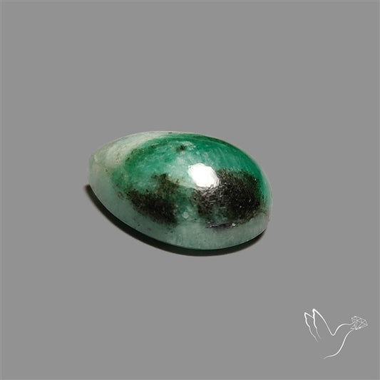 Bi-color Emerald Cabochon