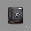 Tuxedo Black Banded Agate Cabochon