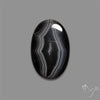 Tuxedo Black Banded Agate Cabochon
