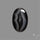 Tuxedo Black Banded Agate Cabochon