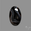 Tuxedo Black Banded Agate Cabochon