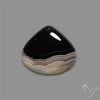 Tuxedo Black Banded Agate Cabochon