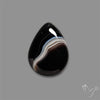Tuxedo Black Banded Agate Cabochon