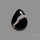 Tuxedo Black Banded Agate Cabochon