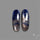 Rose Cut Blue Sapphire Pair