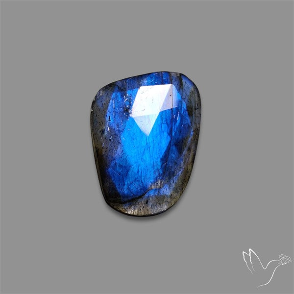 Rose Cut Blue Labradorite