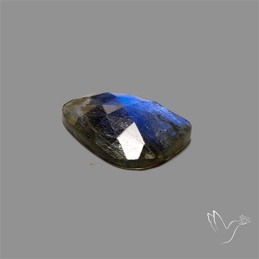 Rose Cut Blue Labradorite