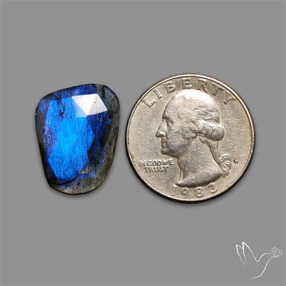 Rose Cut Blue Labradorite