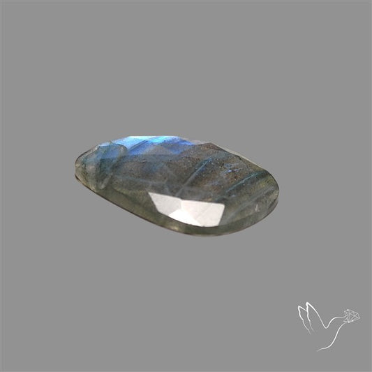 Rose Cut Blue Labradorite