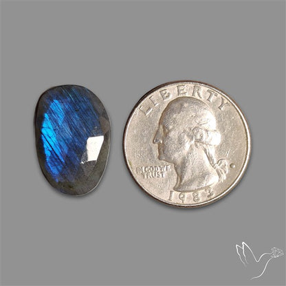 Rose Cut Blue Labradorite