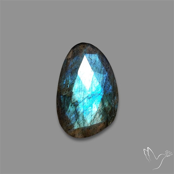 Rose Cut Blue Labradorite