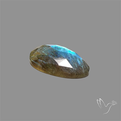 Rose Cut Blue Labradorite