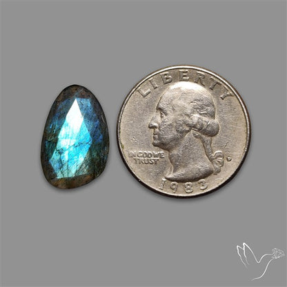 Rose Cut Blue Labradorite
