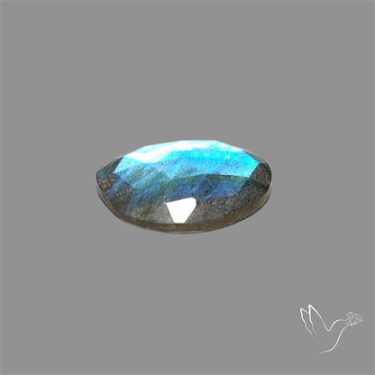 Rose Cut Blue Labradorite