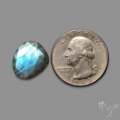 Rose Cut Blue Labradorite