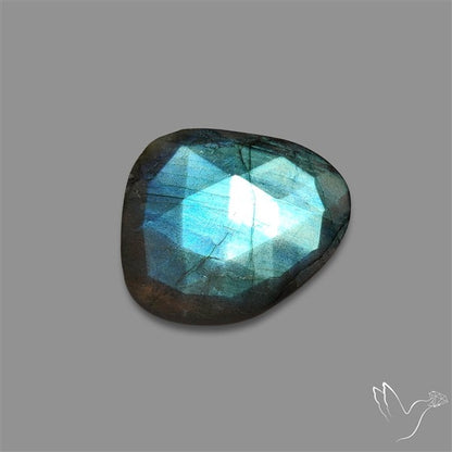 Rose Cut Blue Labradorite