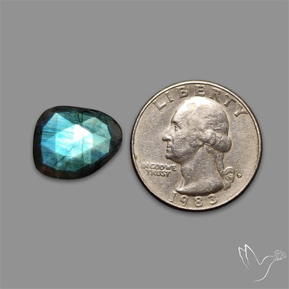 Rose Cut Blue Labradorite