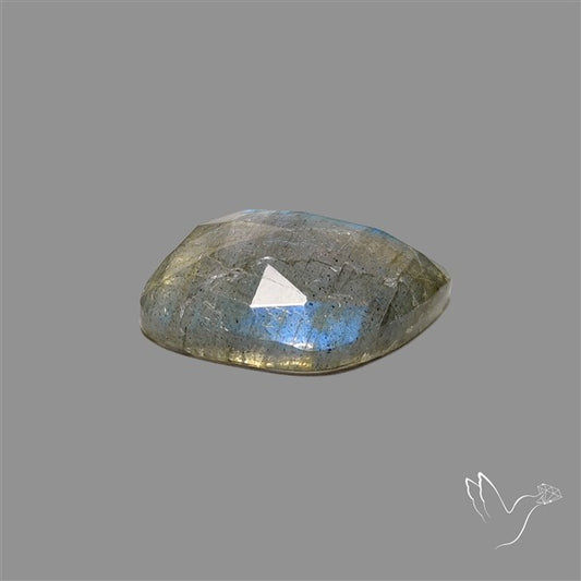 Rose Cut Blue Labradorite