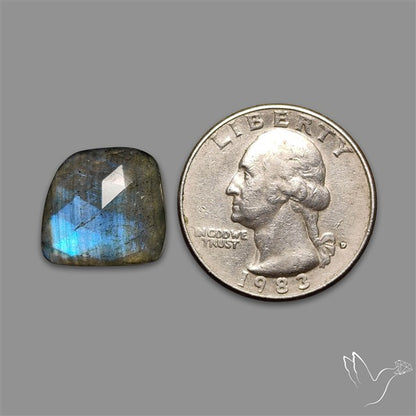Rose Cut Blue Labradorite