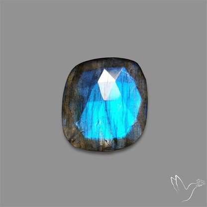 Rose Cut Blue Labradorite