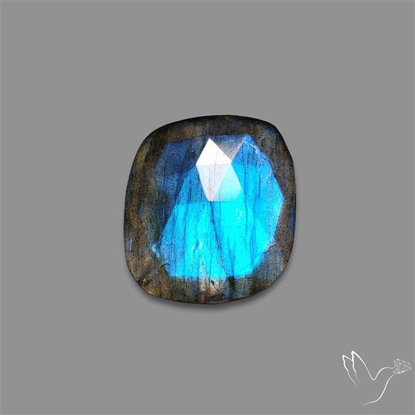 Rose Cut Blue Labradorite