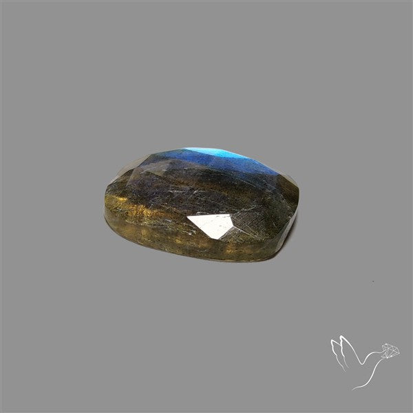 Rose Cut Blue Labradorite
