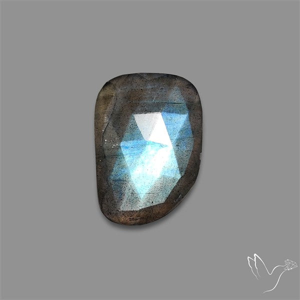 Rose Cut Blue Labradorite