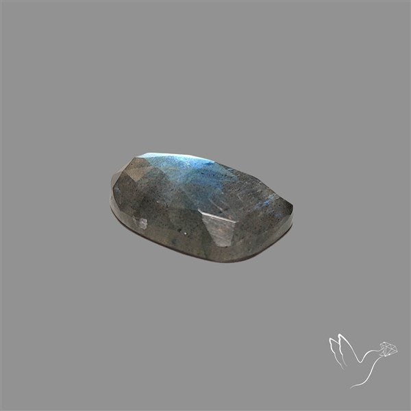 Rose Cut Blue Labradorite