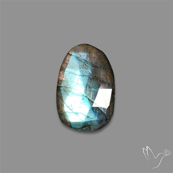 Rose Cut Blue Labradorite